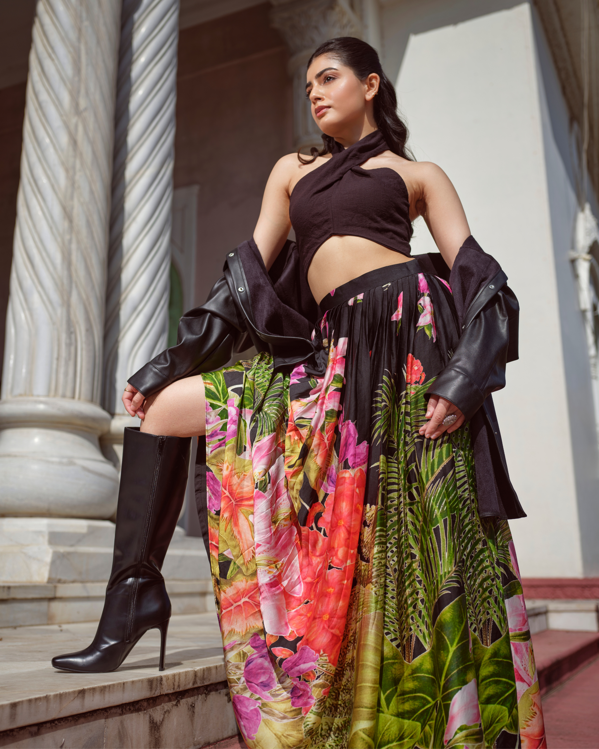 Notte Floreale skirt