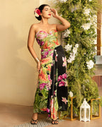Hand Embroidered Corset with Dhoti