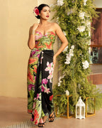 Hand Embroidered Corset with Dhoti