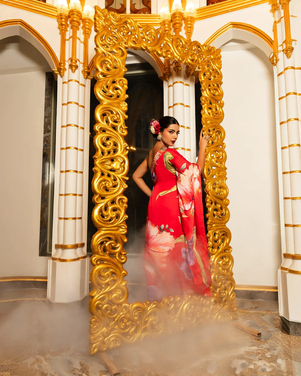 One Shoulder Kaftan