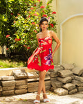 Pleated Mini Dress