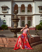 Stile floreale corsetteria paired with Roseto skirt