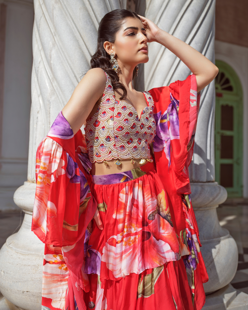 Aurelia ruffle cascade