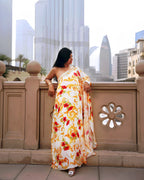 One Shoulder Kaftan